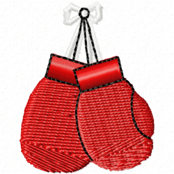 Boxing Embroidery Design 8